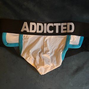 ADDICTED Second Skin Jock - White (NWT)